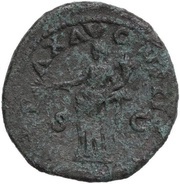 As - Vespasian PAX AVGVSTI S C; Pax, Rome, 71 reverse image