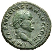 As - Vespasian PROVIDEN S C obverse image
