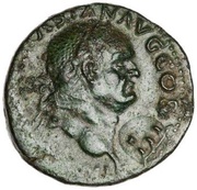 As - Vespasian PROVIDENT S C obverse image
