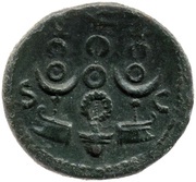 As - Vespasian S C, Rome, 71 reverse image