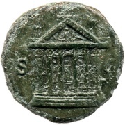 As - Vespasian S C, Rome, 71 reverse image