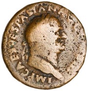 As - Vespasian VICTORIA NAVALIS S C; Victory obverse image