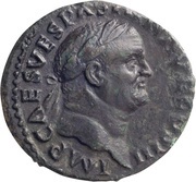 As - Vespasian VICTORIA NAVALIS S C; Victory obverse image