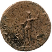 As - Vespasian AEQVITAS AVGSTI S C; Aequitas, Rome, 71 reverse image
