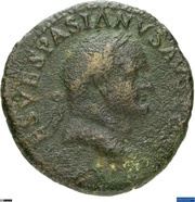 As - Vespasian FIDES PVBLICA S C; Fides obverse image