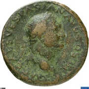 As - Vespasian FIDES PVBLICA S C; Fides obverse image