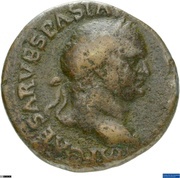 As - Vespasian PROVIDENT S C obverse image