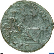 As - Vespasian SECVRITAS AVGVSTI S C; Securitas, Rome, 71 reverse image