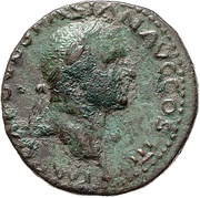 As - Vespasian VICTORIA NAVALIS S C; Victory obverse image