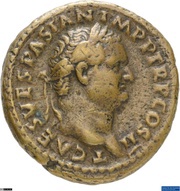 As - Titus AEQVITAS AVGVSTI S C; Aequitas obverse image