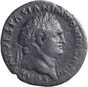 As - Titus AEQVITAS AVGVSTI S C; Aequitas obverse image