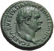 As - Titus VICTORIA NAVALIS S C; Victory obverse image