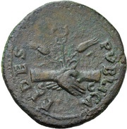 As - Titus FIDES PVBLICA S C, Rome, 72 reverse image