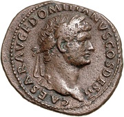 As - Domitian S C obverse image