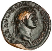 As - Domitian VESTA S C obverse image