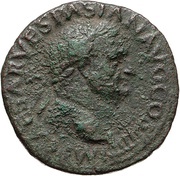 As - Vespasian VICTORIA AVGVSTI S C; Victory obverse image