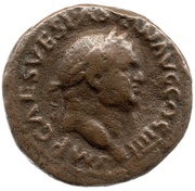As - Vespasian VICTORIA NAVALIS S C; Victory obverse image