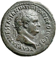 As - Titus VICTORIA AVGVSTI S C; Victory obverse image