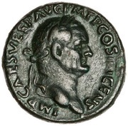 As - Vespasian PAX AVGVST S C; Pax obverse image