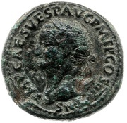 As - Vespasian PAX AVGVST S C; Pax obverse image