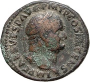 As - Vespasian PROVIDENT S C obverse image