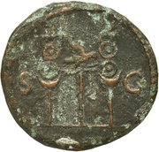 As - Vespasian S C, Rome, 73 reverse image