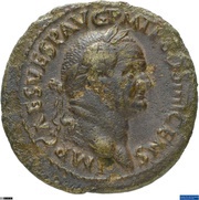 As - Vespasian S C; Spes obverse image