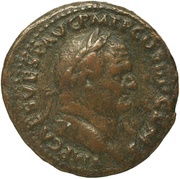 As - Vespasian VESTA S C obverse image