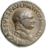 As - Vespasian VESTA S C obverse image