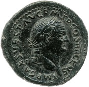 As - Vespasian VESTA S C obverse image