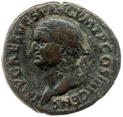 As - Vespasian VICTORIA AVGVST S C; Victory obverse image