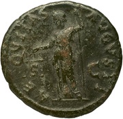 As - Titus AEQVITAS AVGVSTI S C; Aequitas, Rome, 73 reverse image