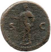 As - Titus S C; Spes, Rome, 73 reverse image