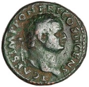 As - Titus VICTORIA AVGVST S C; Victory obverse image