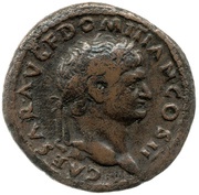 As - Domitian S C obverse image