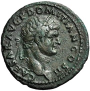 As - Domitian VESTA S C obverse image