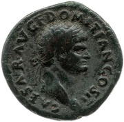 As - Domitian AEQVITAS AVGVST S C; Aequitas obverse image