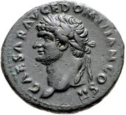 As - Domitian AEQVITAS AVGVST S C; Aequitas obverse image