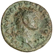 As - Domitian PAX AVGVST S C; Pax obverse image
