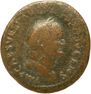 As - Vespasian AEQVITAS AVGVST S C; Aequitas obverse image