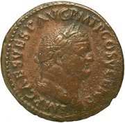 As - Vespasian PAX AVGVST S C; Pax obverse image