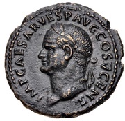 As - Vespasian PAX AVGVST S C; Pax obverse image