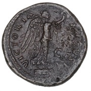 As - Vespasian VICTORIA AVGVST S C; Victory, Rome, 74 reverse image