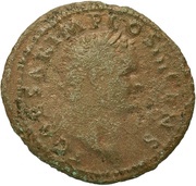 As - Titus and Domitian CAESAR AVG F DOMITIAN COS II obverse image