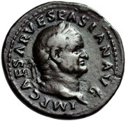 As - Vespasian AEQVITAS AVGVST S C; Aequitas obverse image