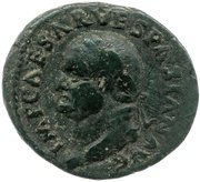 As - Vespasian AEQVITAS AVGVST S C; Aequitas obverse image
