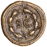 As - Titus S C, Rome, 74 reverse image