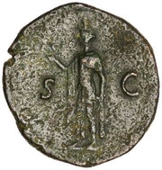As - Vespasian S C; Spes, Rome, 75 reverse image