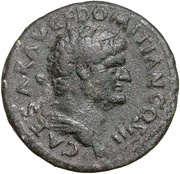 As - Domitian AEQVITAS AVGVST S C; Aequitas obverse image