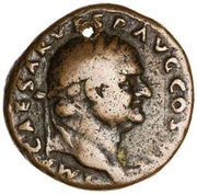 As - Vespasian AEQVITAS AVGVST S C; Aequitas obverse image